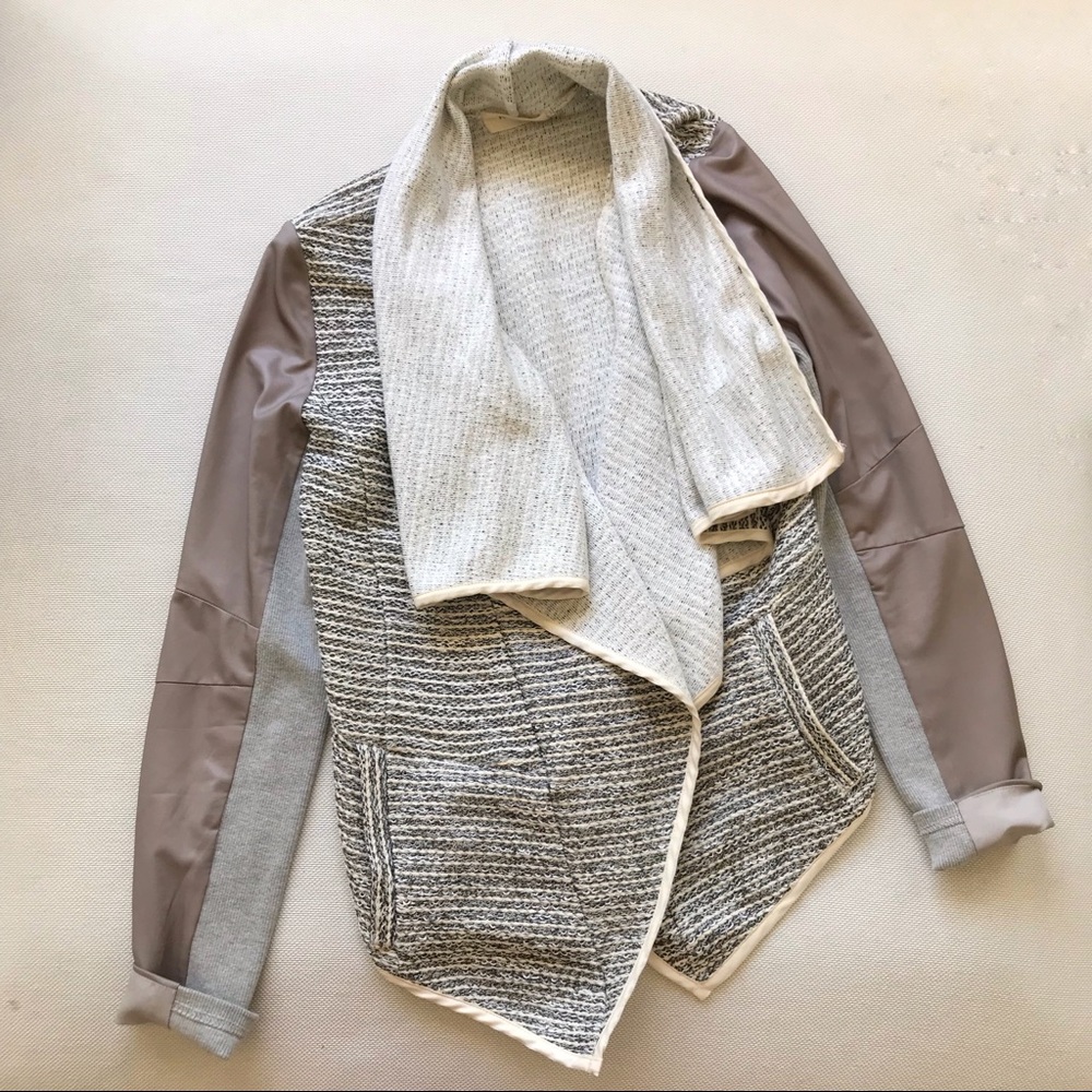 Anthropologie Light Weight Cowl Neck Jacket S